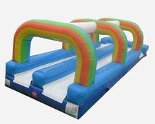 Inflatable Slip N Slide Bouncy Water Slide Rainbow Double Inflatable Slip N Slide Bouncy Water Slide Rainbow Double