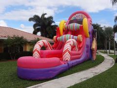 SUGAR RUSH WATER SLIDE 22FT TALL SUGAR RUSH WATER SLIDE 22FT TALL