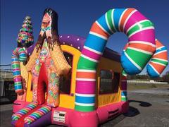 The Sugar Shack Bouncy House 15x15 The Sugar Shack Bouncy House 15x15