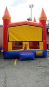 Yellow, Blue & Orange Castle Bounce House Yellow, Blue & Orange Castle Bounce House